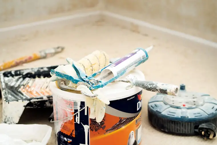Peinture de plafond à Grenoble, photographie d’illustration