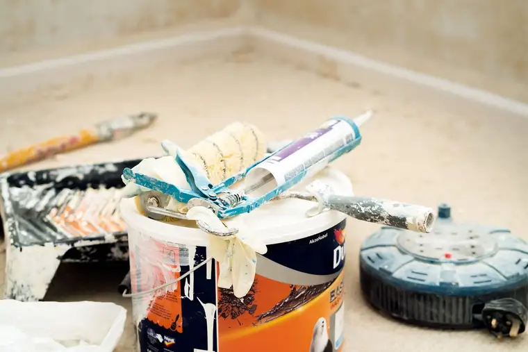 Peinture de plafond, photographie d’illustration
